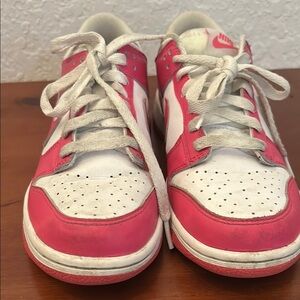 Beautiful Nike Hot Pink low top shoes!